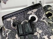 Louis Vuitton LV Nano Noé Handbag Denim Size 13 x 16 x 10 cm - 2