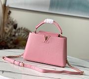 Louis Vuitton LV Capucines BB Handbag Pink Size 27 x 18 x 9 cm - 1