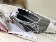 Louis Vuitton LV Capucines Mini Handbag Silver Size 21 x 14 x 8 cm - 6