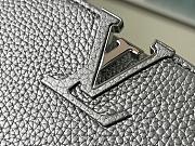 Louis Vuitton LV Capucines Mini Handbag Silver Size 21 x 14 x 8 cm - 4