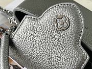 Louis Vuitton LV Capucines Mini Handbag Silver Size 21 x 14 x 8 cm - 3
