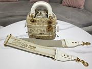 Mini Lady Dior Bag Wicker Size 17 x 15 x 7 cm - 5