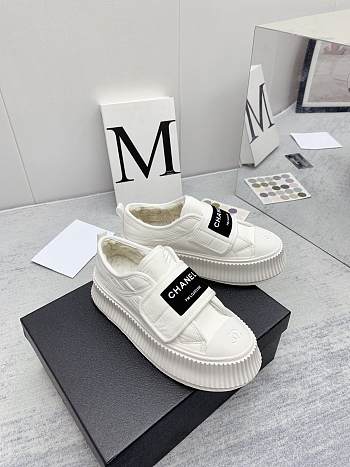 Chanel Bread Shoes White