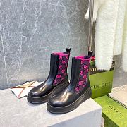 Gucci Chelsea Color-Blocking Boots Pink - 2