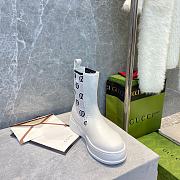 Gucci Chelsea Color-Blocking Boots White - 3