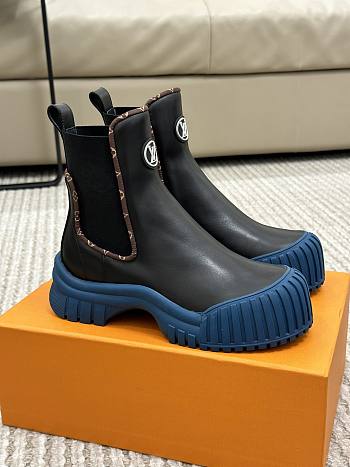 LV Ruby New Chelsea Boots Black/Blue