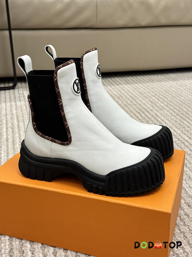 LV Ruby New Chelsea Boots White - 1