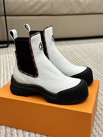 LV Ruby New Chelsea Boots White
