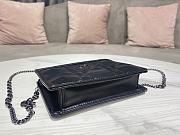 Dior Caro Chain Bag Black Size 19 x 14 x 3 cm - 5