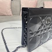 Dior Caro Chain Bag Black Size 19 x 14 x 3 cm - 4