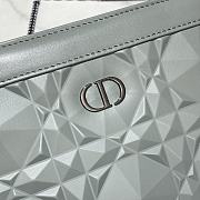 Dior Caro Chain Bag Grey Size 19 x 14 x 3 cm - 2