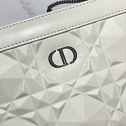 Dior Caro Chain Bag White Size 19 x 14 x 3 cm - 4