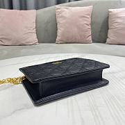 Dior Caro Zipper Clutch Black Size 19 x 14 x 3 cm - 6