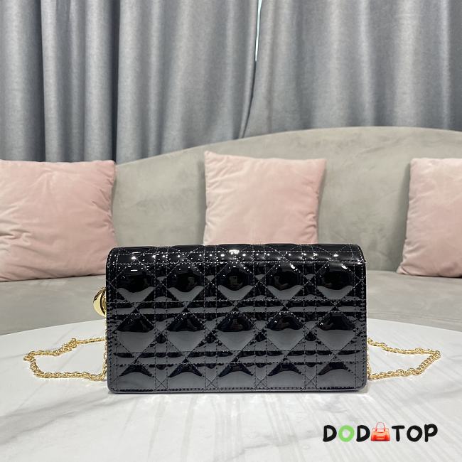 Lady Dior Clutch Black Size 21.5 x 11.5 x 3 cm - 1