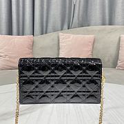 Lady Dior Clutch Black Size 21.5 x 11.5 x 3 cm - 2