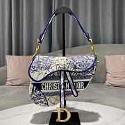 Dior Pentagram Embroidered Saddle Size 25.5 x 20 x 6.5 cm - 1