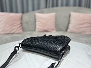 Dior Saddle Leather Embossed Black Size 26 x 20 x 7 cm - 4