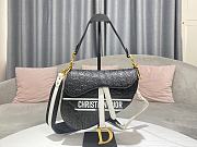 Dior Black Perforated Calfskin With Strap Size 25.5 x 20 x 6.5 cm - 1