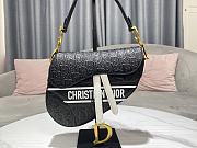 Dior Black Perforated Calfskin With Strap Size 25.5 x 20 x 6.5 cm - 2