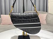 Dior Black Perforated Calfskin With Strap Size 25.5 x 20 x 6.5 cm - 5