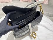Dior Black Perforated Calfskin With Strap Size 25.5 x 20 x 6.5 cm - 6