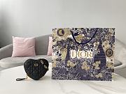 Dior Caro Heart-Shaped Chain Bag Black Size 11 x 10 x 1.5 cm - 3