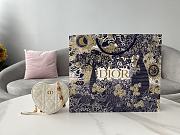 Dior Caro Heart-Shaped Chain Bag White Size 11 x 10 x 1.5 cm - 4