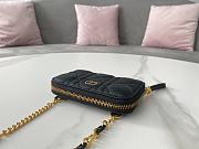 Dior Zipper Clutch Bag Black Size 12 x 8.5 cm - 3