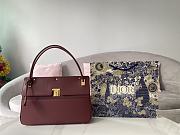 Dior Parisienne Handbag Red Size 30 x 21 x 8.5 cm - 1