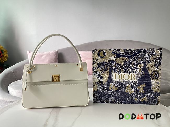Dior Parisienne Handbag White Size 30 x 21 x 8.5 cm - 1