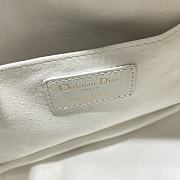Dior White Large Calfskin Size 30 x 19 x 10 cm - 6