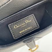 Dior Super Mini Saddle Bag Black Size 12 x 7.5 x 5 cm - 2