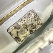 Dior Lady Python Skin Bag Size 17 x 7.5 x 13.5 cm - 6
