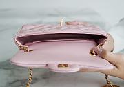 Chanel Love Chain Bag CF Pink Size 12 × 19 × 7 cm - 5