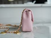 Chanel Love Chain Bag CF Pink Size 12 × 19 × 7 cm - 4