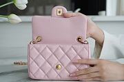 Chanel Love Chain Bag CF Pink Size 12 × 19 × 7 cm - 3