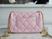Chanel Love Chain Bag CF Pink Size 12 × 19 × 7 cm - 2