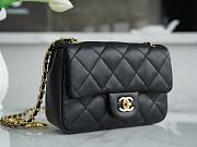Chanel Love Chain Bag CF Black Size 12 × 19 × 7 cm - 3