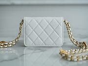 Chanel WOC Mini White Size 9 × 12.3 × 3.2 cm - 3