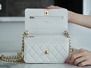 Chanel WOC Gold Coin White Size 19 cm - 3