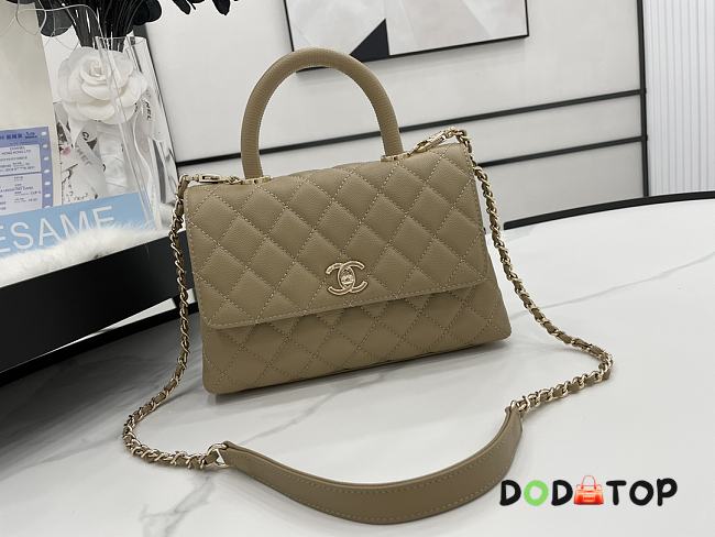 Chanel Coco Beige Bag Size 23 cm - 1