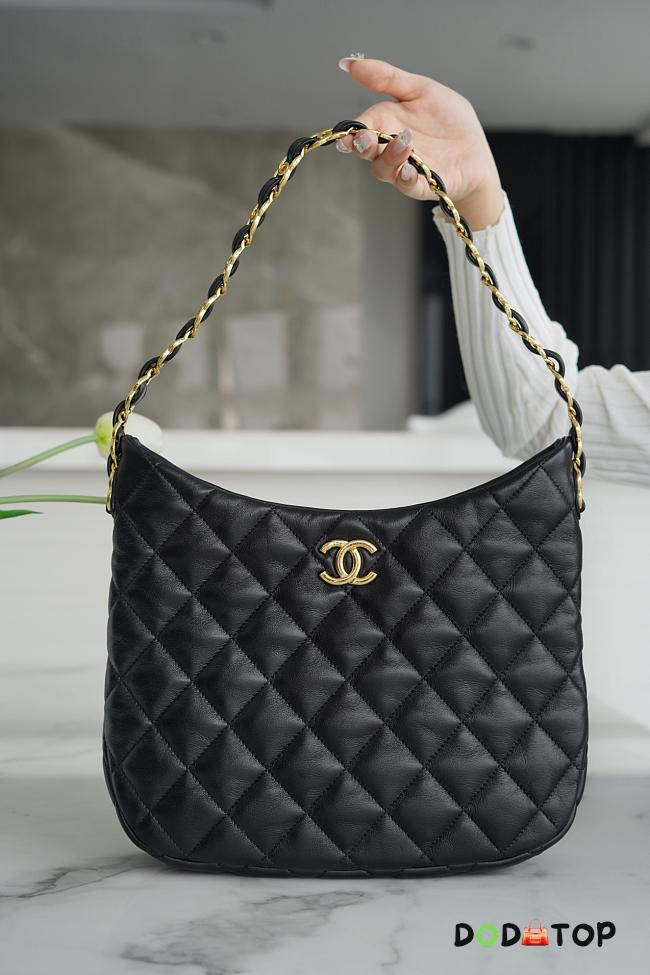 Chanel Hobo Black Bag Size 26 × 30 × 7 cm - 1