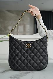 Chanel Hobo Black Bag Size 26 × 30 × 7 cm - 1