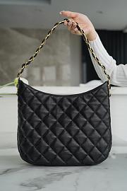Chanel Hobo Black Bag Size 26 × 30 × 7 cm - 3