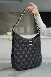 Chanel Hobo Black Bag Size 26 × 30 × 7 cm - 2
