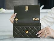 Chanel WOC Gold Bucket Dark Green Size 12.3 × 19.2 × 3.5 cm - 5
