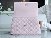 Chanel Coco Handbag Pink Gold Hardware Size 29 cm - 6