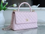 Chanel Coco Handbag Pink Gold Hardware Size 29 cm - 4