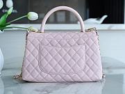 Chanel Coco Handbag Pink Gold Hardware Size 29 cm - 3