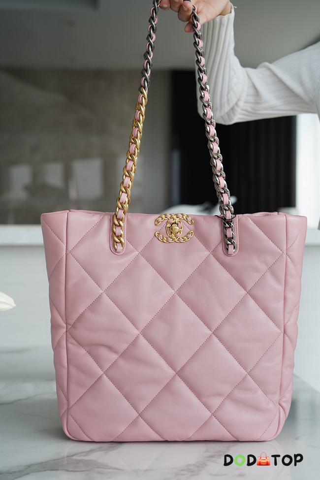 Chanel Tote Bag Pink Size 30 x 37 x 10 cm - 1